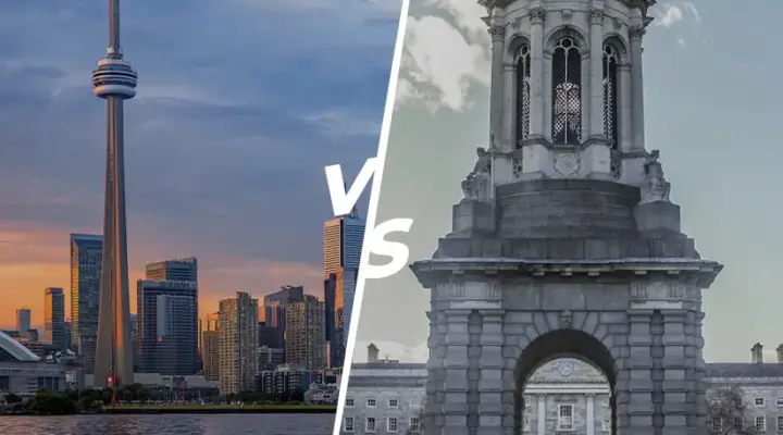 Decision Dilemma: Canada vs. Ireland for Indian Students Seeking Student Visa in Ahmedabad